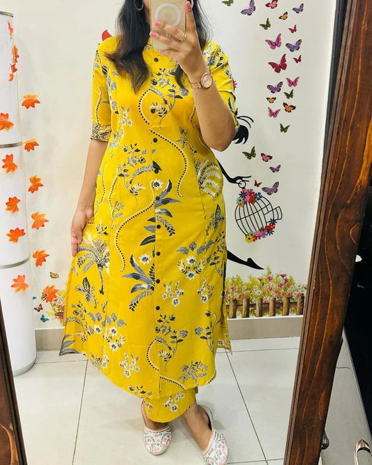 Summer Cotton Co-Ord Set For Women