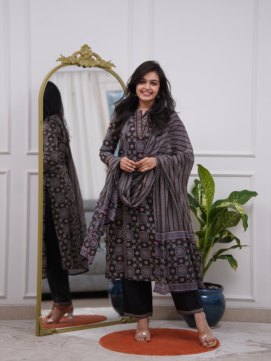 Jaipuri Ethnic Enigma Printed Suit Set